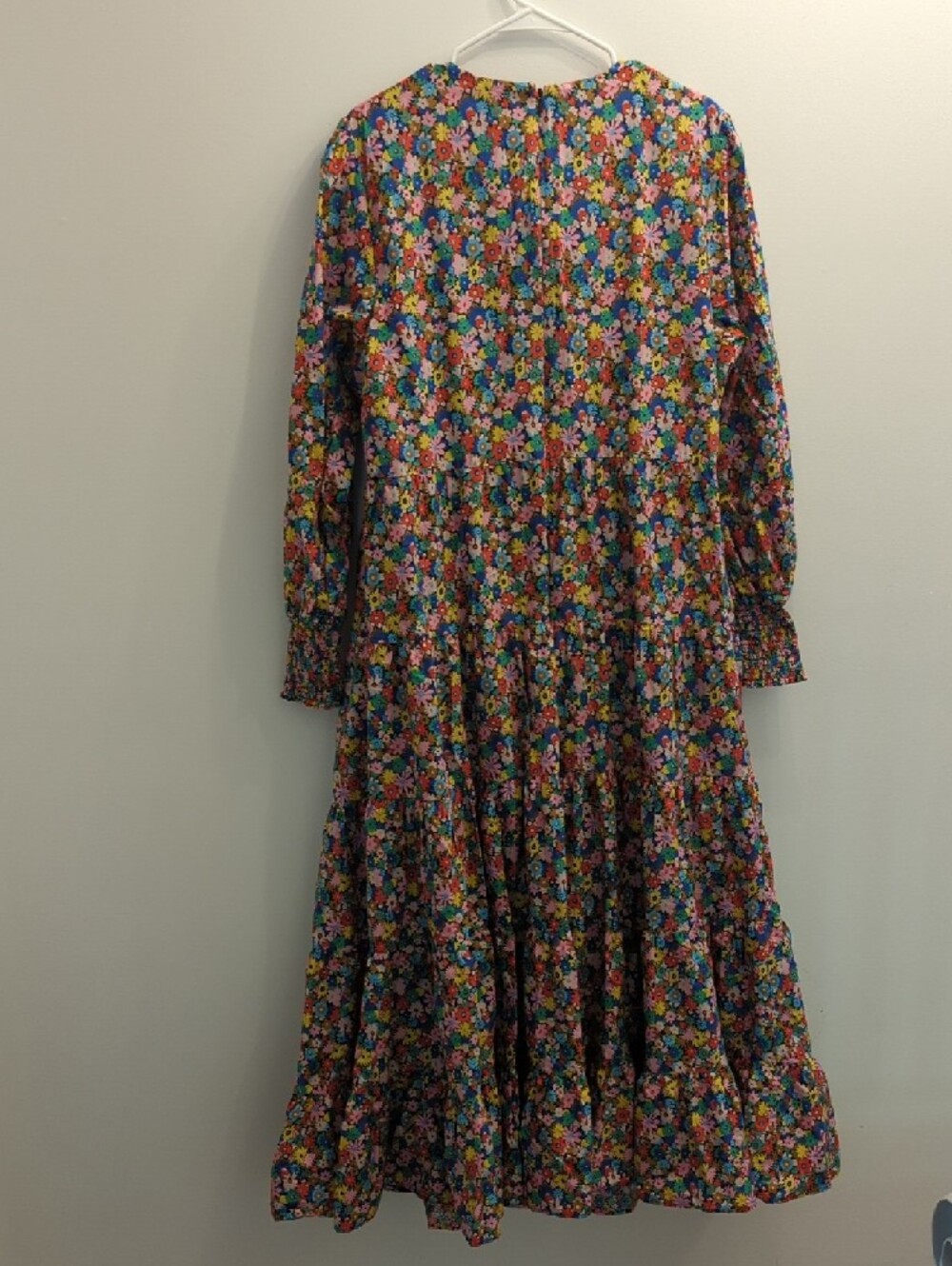 Boden Multicolor Floral Tiered Maxi Dress - Picture 8 of 9